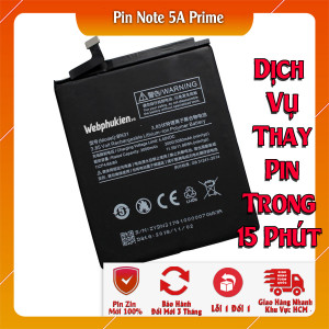 Pin Webphukien cho Xiaomi Redmi Note 5A Prime  Việt Nam (BN31) - 3080mAh 